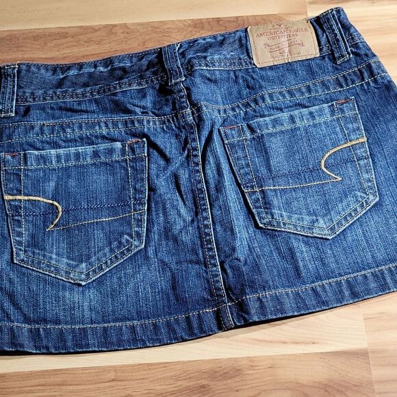VINTAGE American Eagle Women's Short Skirt - SIZE 6 - Picture 4 of 8